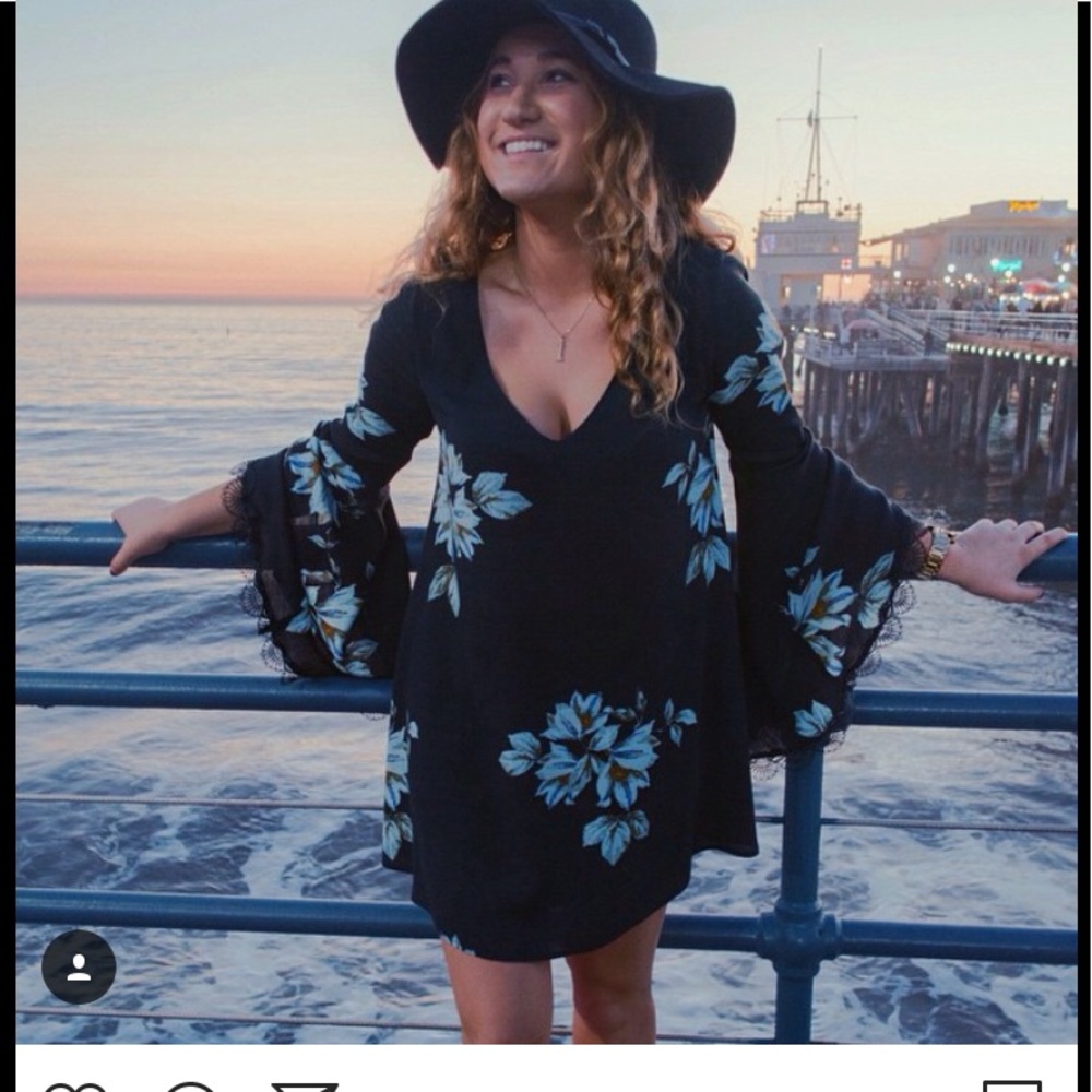 Free people floral print dress